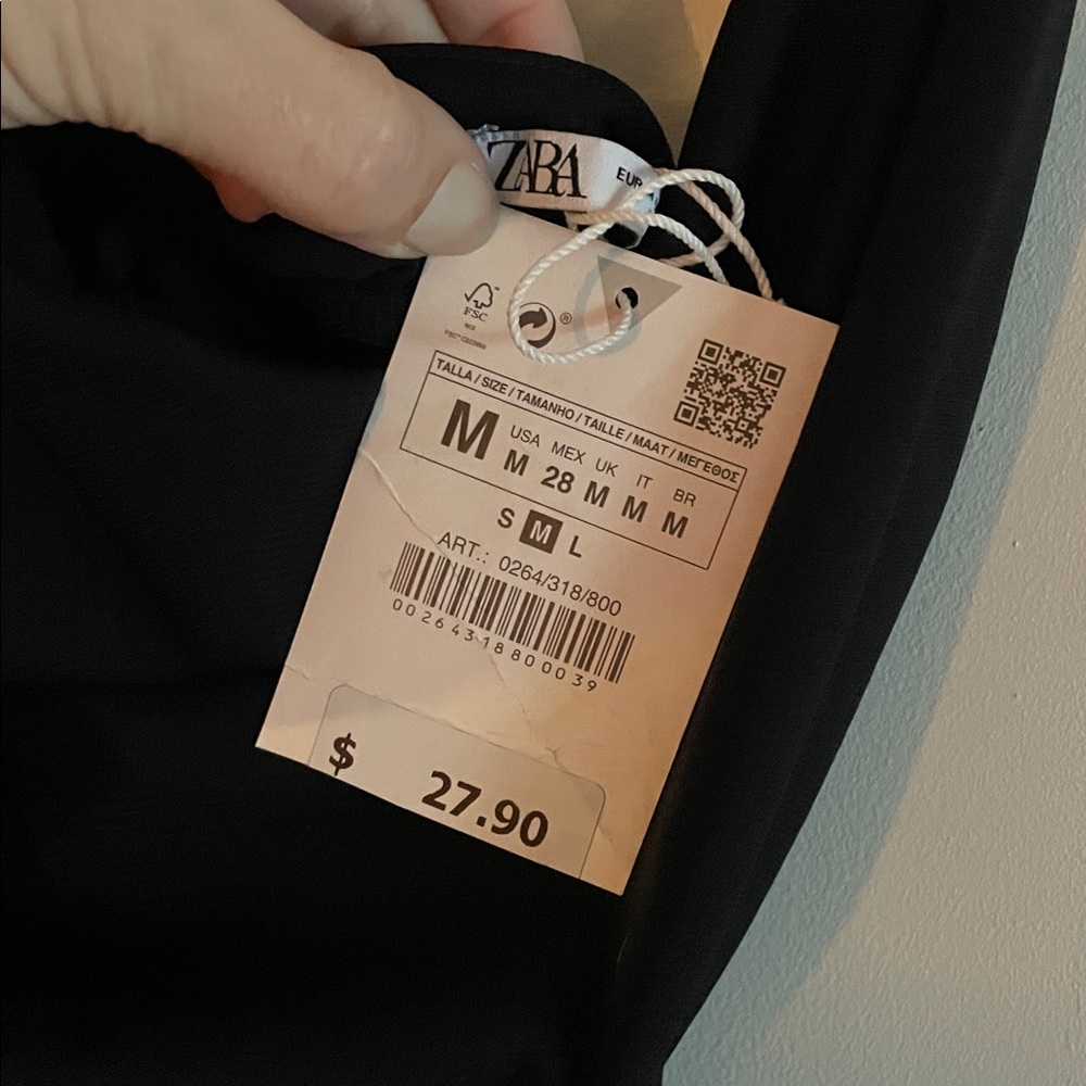 Zara Black bodysuit - Picture 3 of 3
